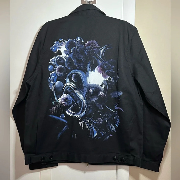 NWT Dopamine x FVCKRENDER Limited Edition Black Dickies Zip Jacket Size Large - Picture 4 of 10